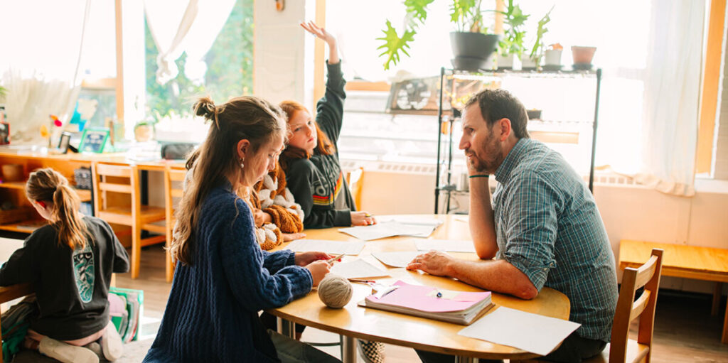 Student with questions