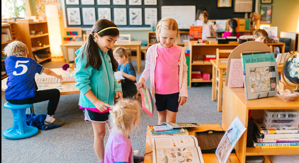 SHM classroom, learning with students